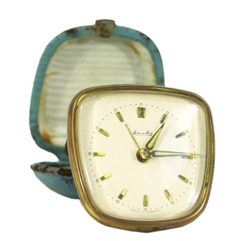 Mauthe travelling alarm clock antique alarm clock small Etsy