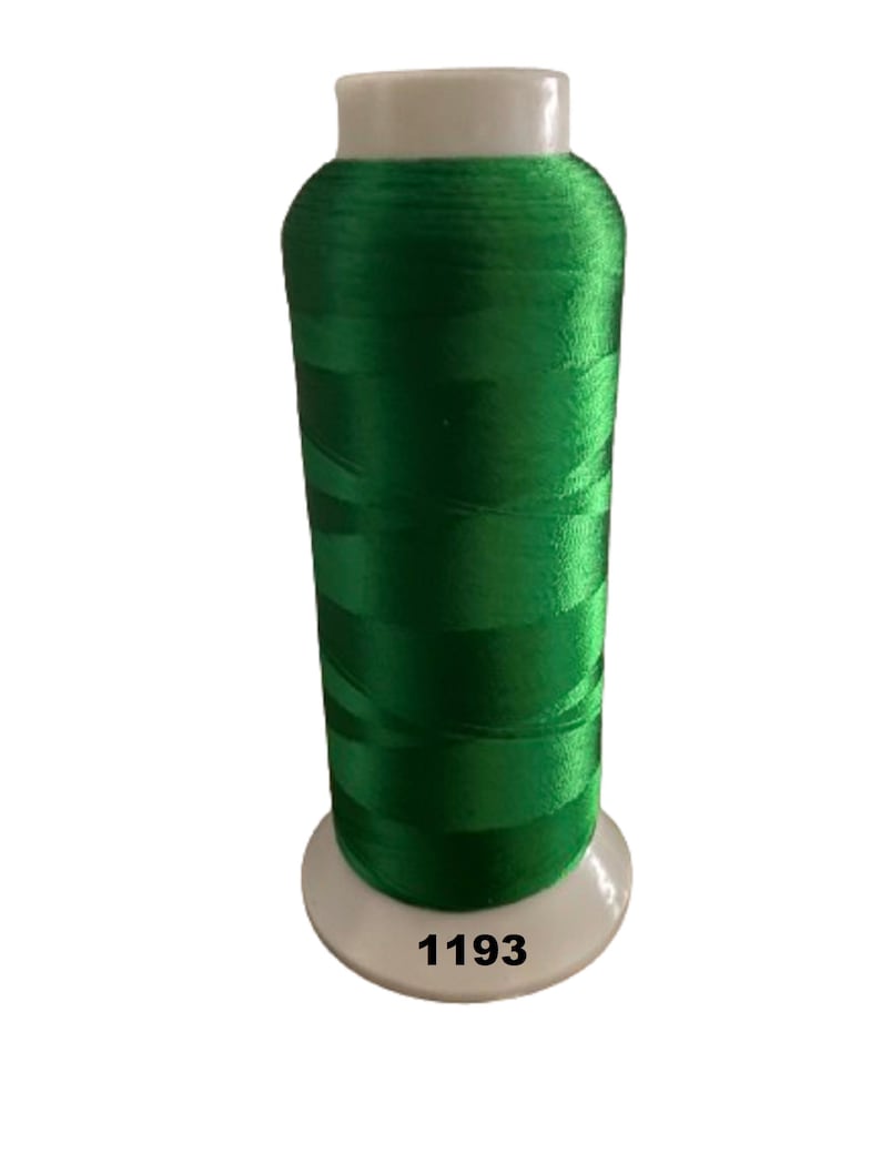 Rayon Embroidery Thread 120/2 – 5000Y Big Spool, All Colors Rope - Etsy