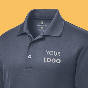 Polo Shirt Custom Embroidery or Printing Logo, Text Jerzees or compared