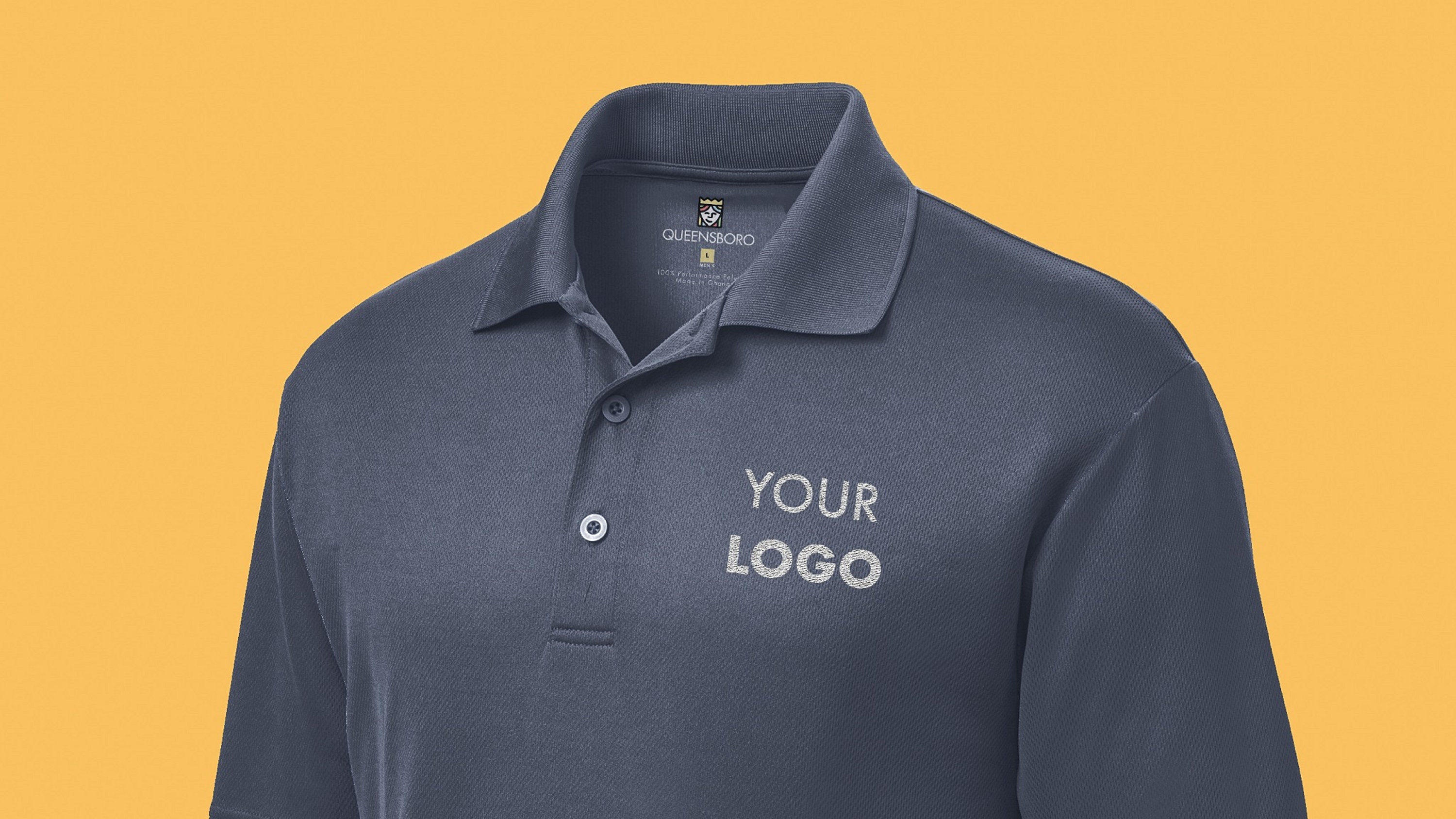 Polo Shirt Custom Embroidery or Printing Logo, Text Jerzees or compared