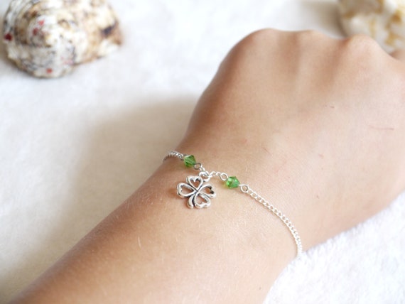 Set di gioielli in argento Sterling 925 CZ bracciale con pietre preziose collana