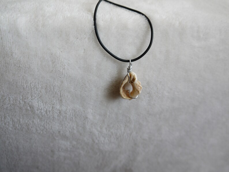 natural genuine seashell pendant summer lover/'s gift gift for her Broken seashell necklace gift for him wire and seashell necklace