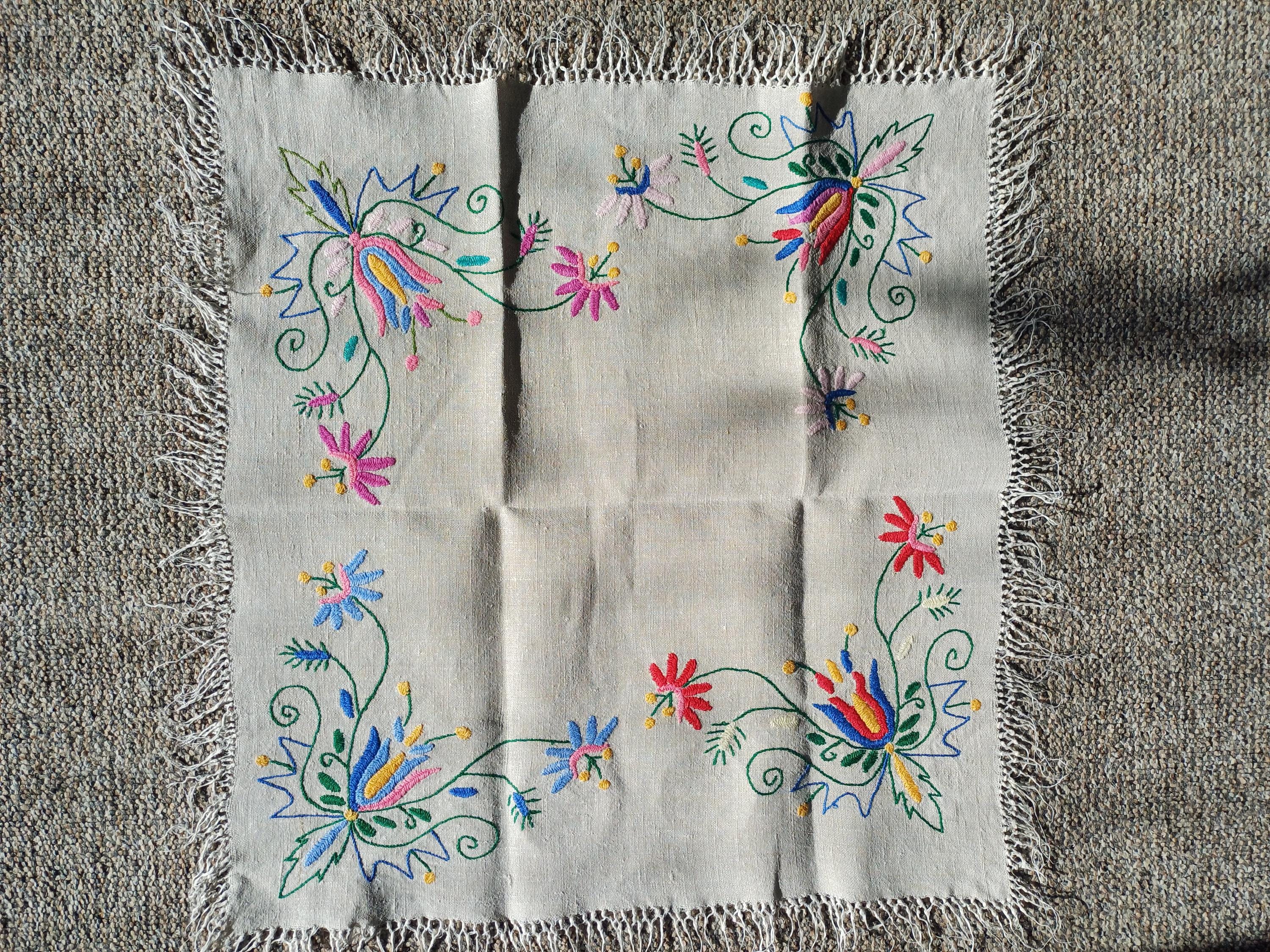 Vintage Embroidered Tablecloth Shirt - Etsy