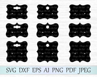 earring cards etsy