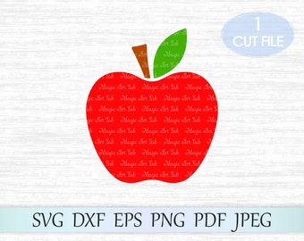 Apple Svg Etsy
