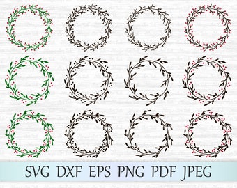 Download Christmas Wreath Svg Etsy 3D SVG Files Ideas | SVG, Paper Crafts, SVG File