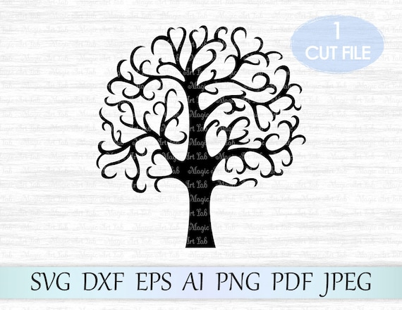 Download Tree Svg Family Tree Svg File Tree Clipart Tree Vector Etsy