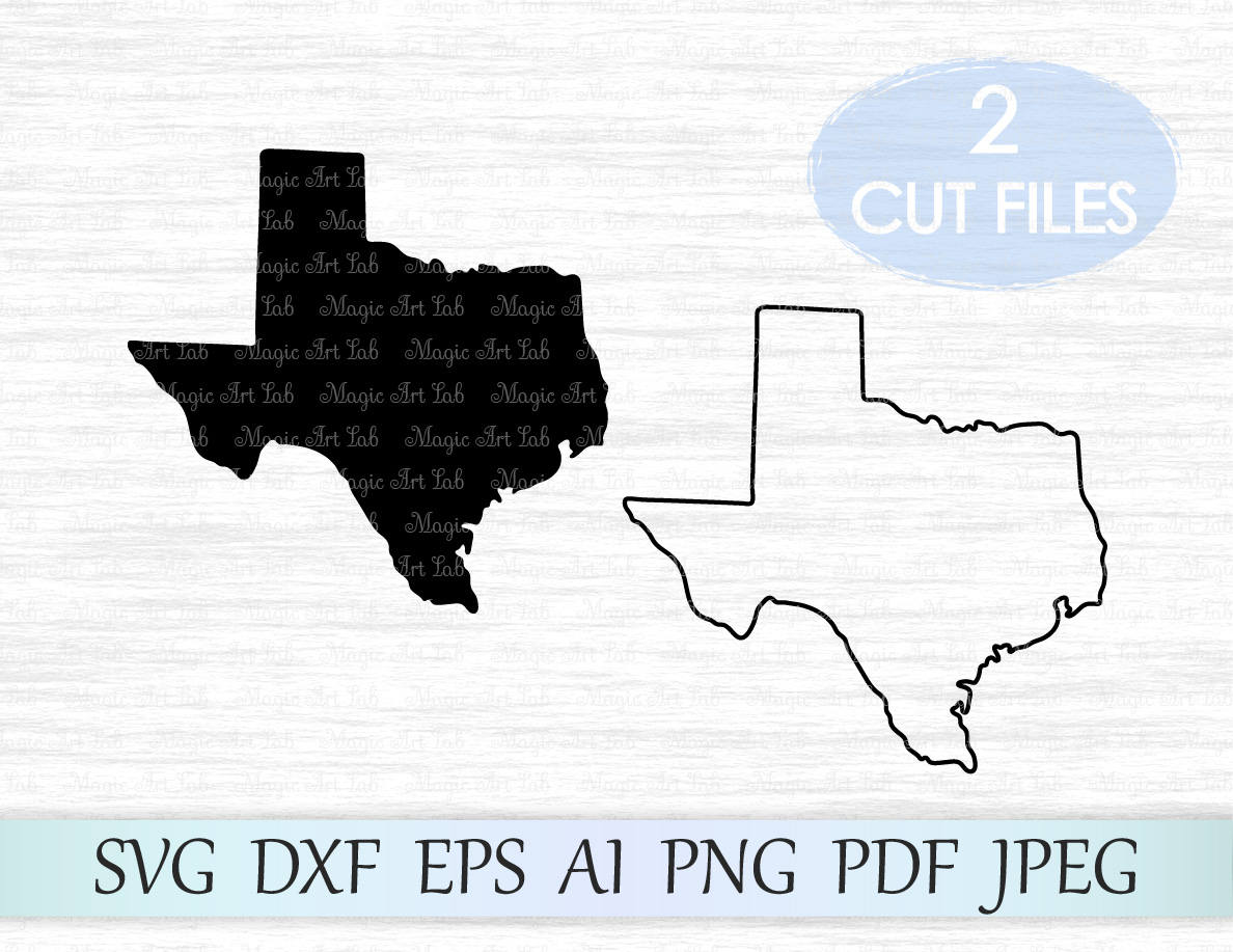 Download Texas Svg File Texas Silhouette Svg Texas State Svg Texas Etsy