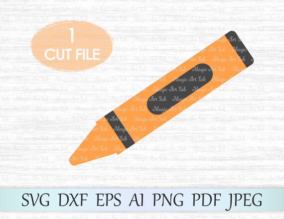 Download Free Crayon Svg Crayon Svg File Crayon Clipart Back To School Etsy SVG Cut Files