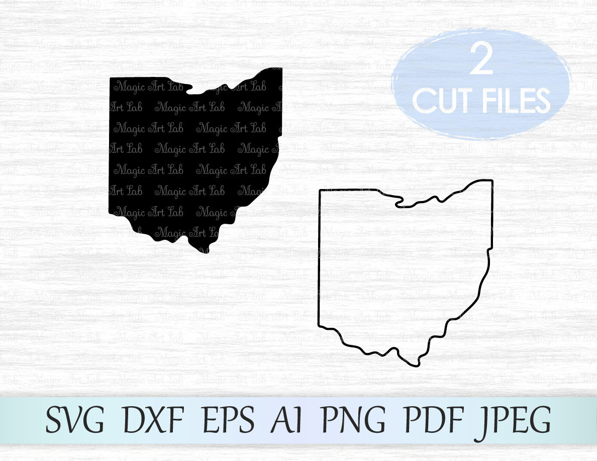 Download Ohio Svg File Ohio Silhouette Svg Ohio State Svg Ohio Etsy