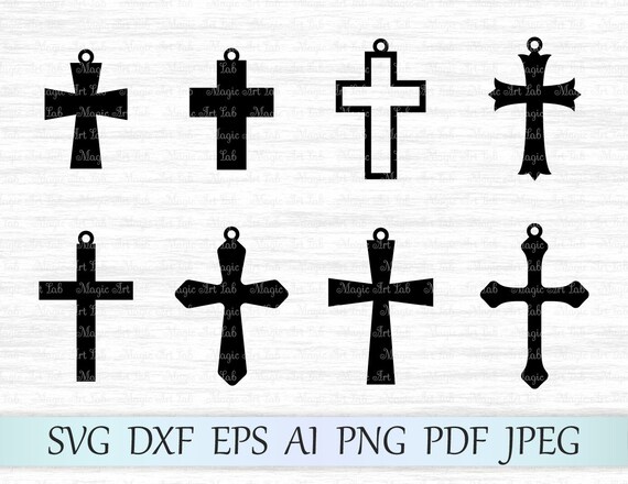 Download Cross earring svg file Easter earrings svg Cross earrings ...