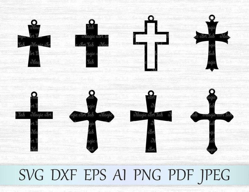 Download Cross earring svg file Easter earrings svg Cross earrings ...