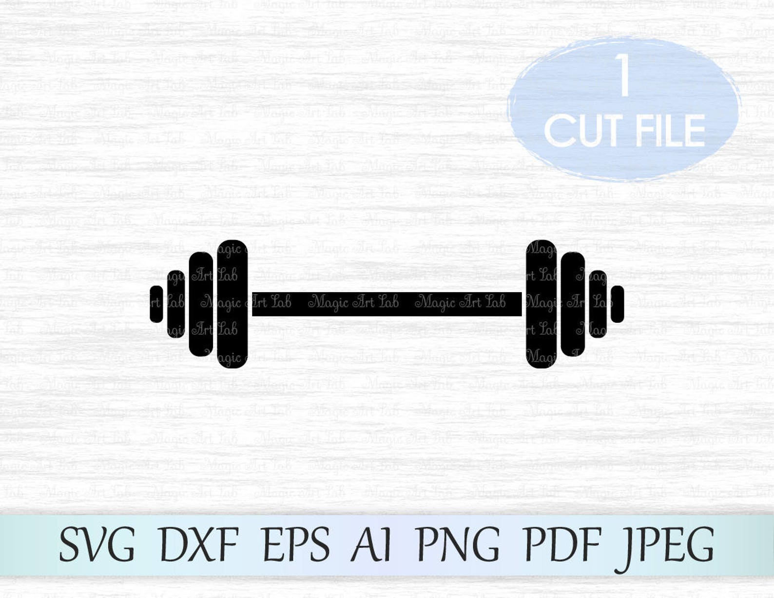 Barbell svg Barbell svg file Workout svg gym SVG Workout image 1.