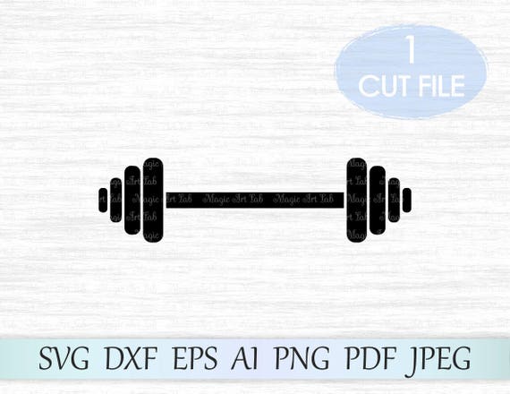 Barbell Svg Barbell Svg File Workout Svg Gym Svg Workout Etsy