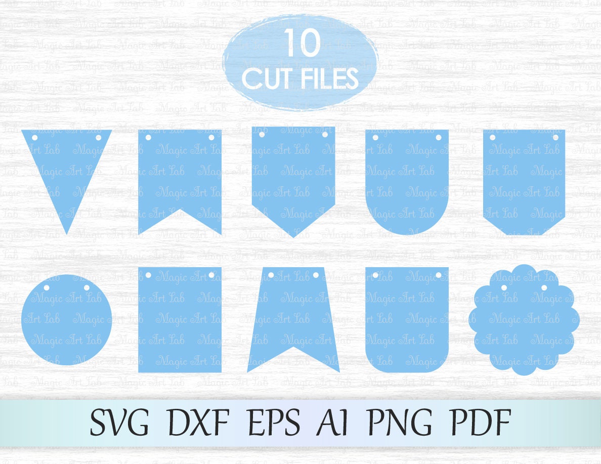 Download Bunting banner flag svg Bunting banners svg Banners svg | Etsy