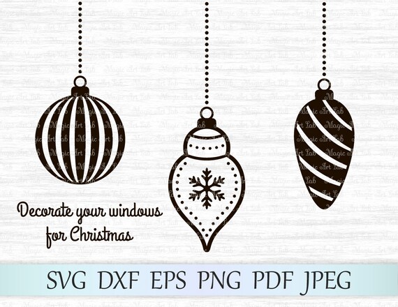 Download Free Christmas Balls Svg Christmas Ornaments Svg Christmas Svg Etsy SVG DXF Cut File