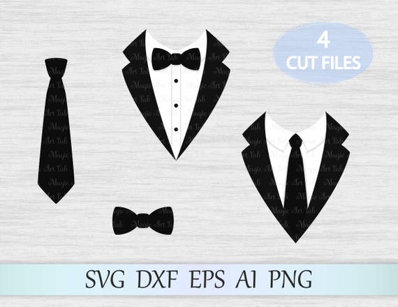Tuxedo svg Tuxedo clipart Suit svg Suit svg file Butterfly | Etsy