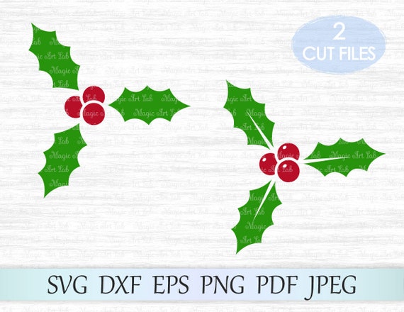 Download Free Holly Svg Holly Berry Svg Christmas Svg Xmas Christmas Etsy SVG DXF Cut File