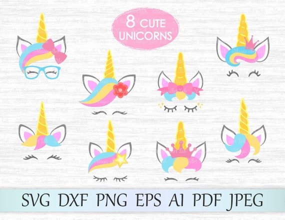 Download Unicorn Kit Svg Unicorn Svg File Unicorn Head Svg Unicorn Etsy