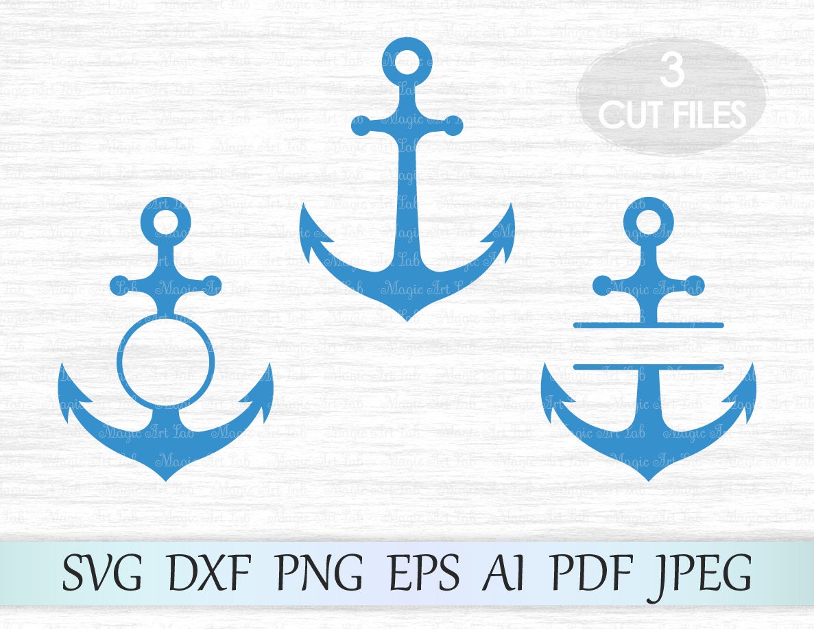 Download Anchor Svg Anchor Monogram Svg Anchor Frames Svg Anchor Etsy