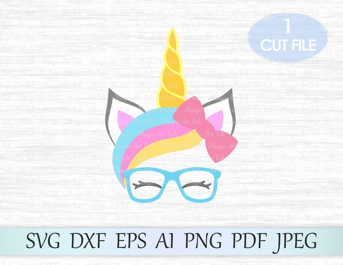 Free Free Unicorn With Glasses Svg 289 SVG PNG EPS DXF File