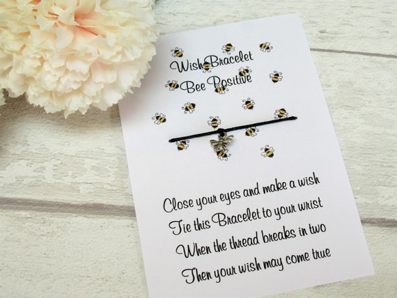 Bee positive bracelet clearance