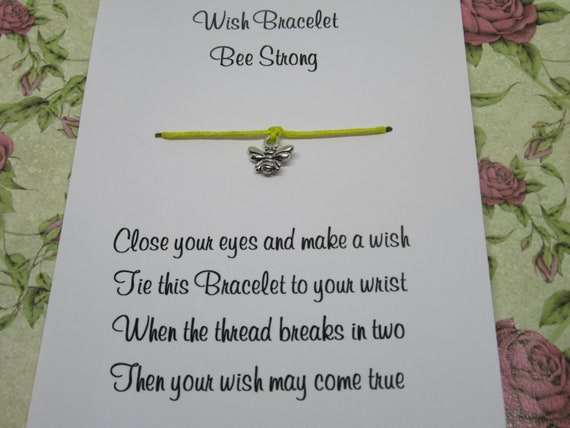 bee strong bracelet