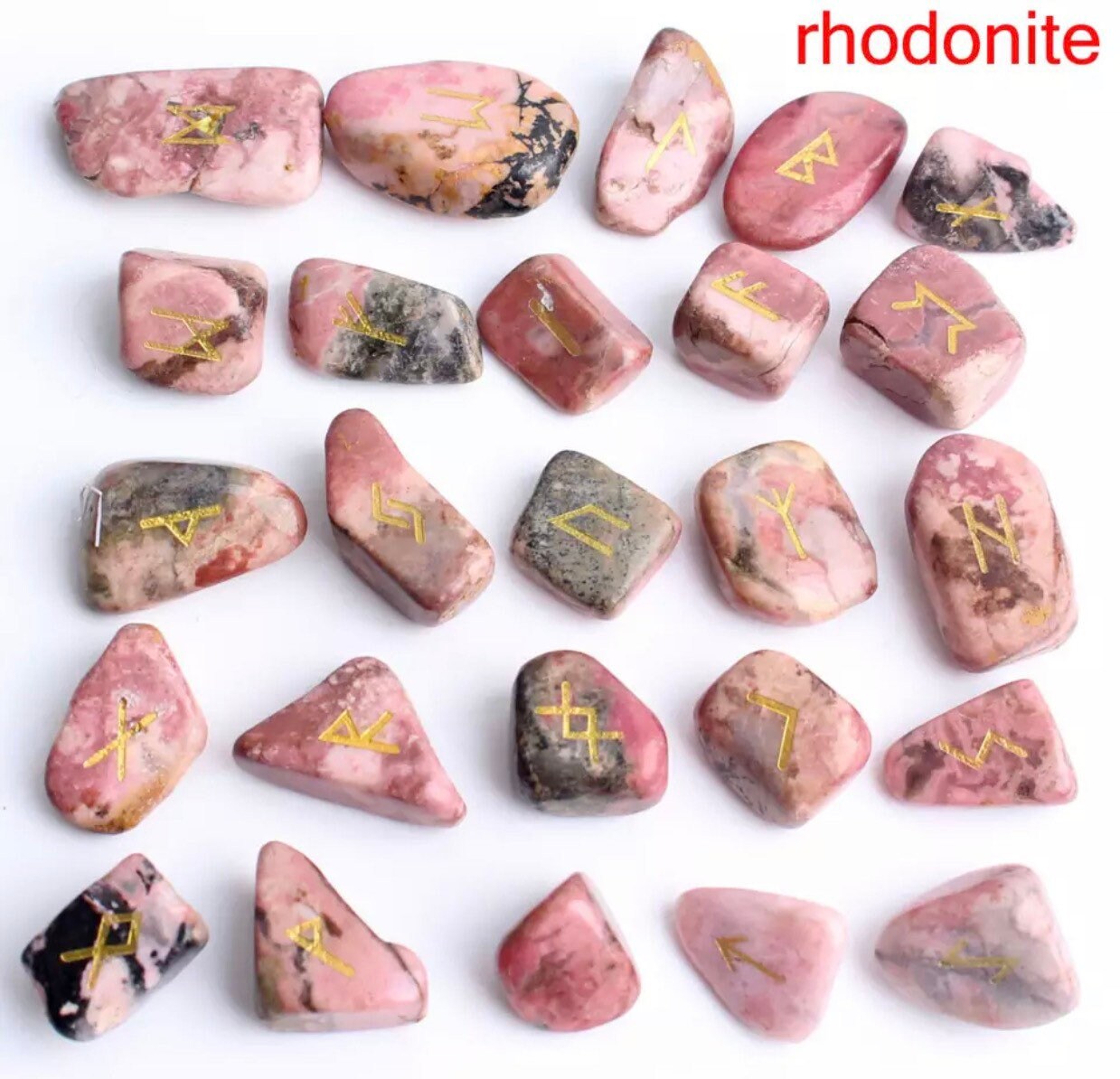 Runes Rhodonite