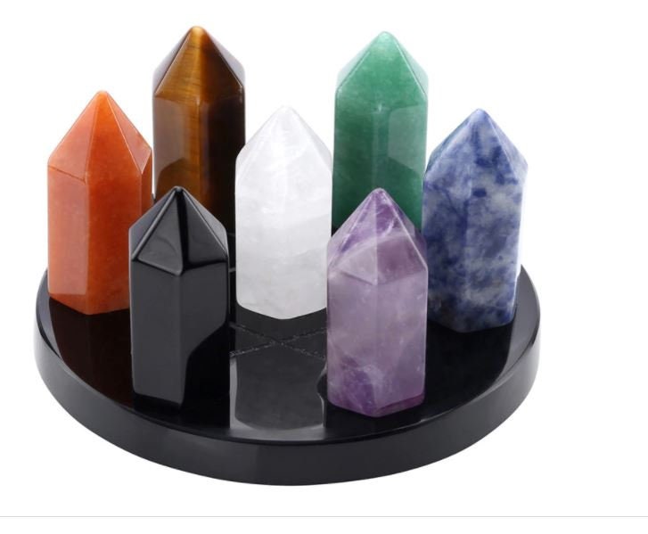 Grille de Cristal + Pierres