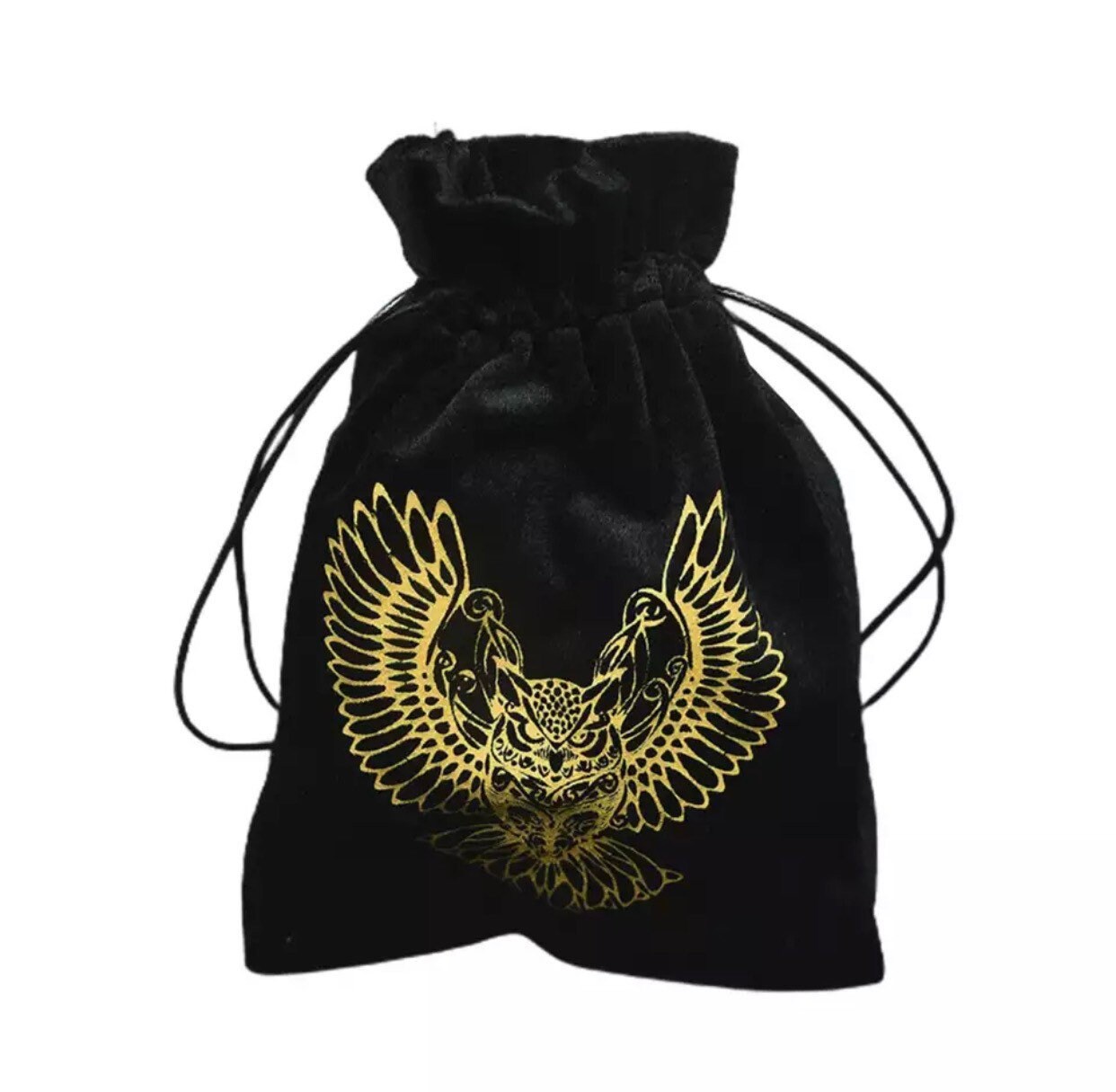 Sac Velours Pour Carte/Bourse Runique