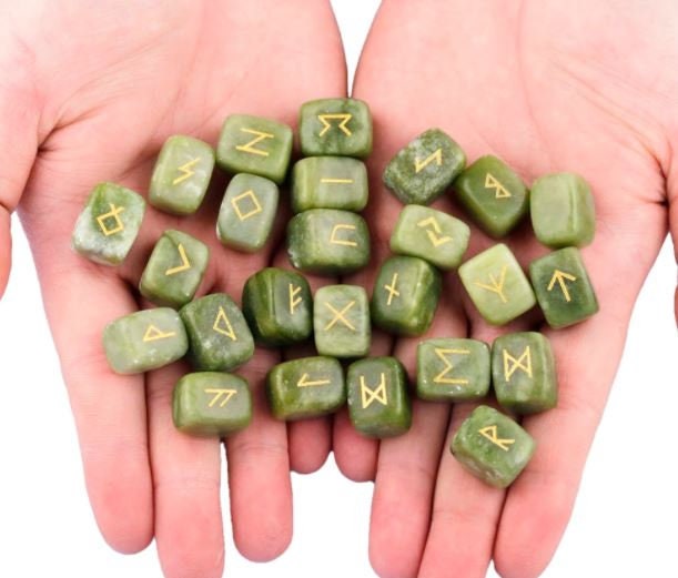 Runes en Jade Vert