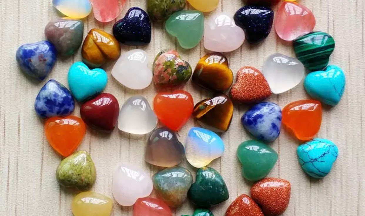 Lot 25 Petits Coeurs