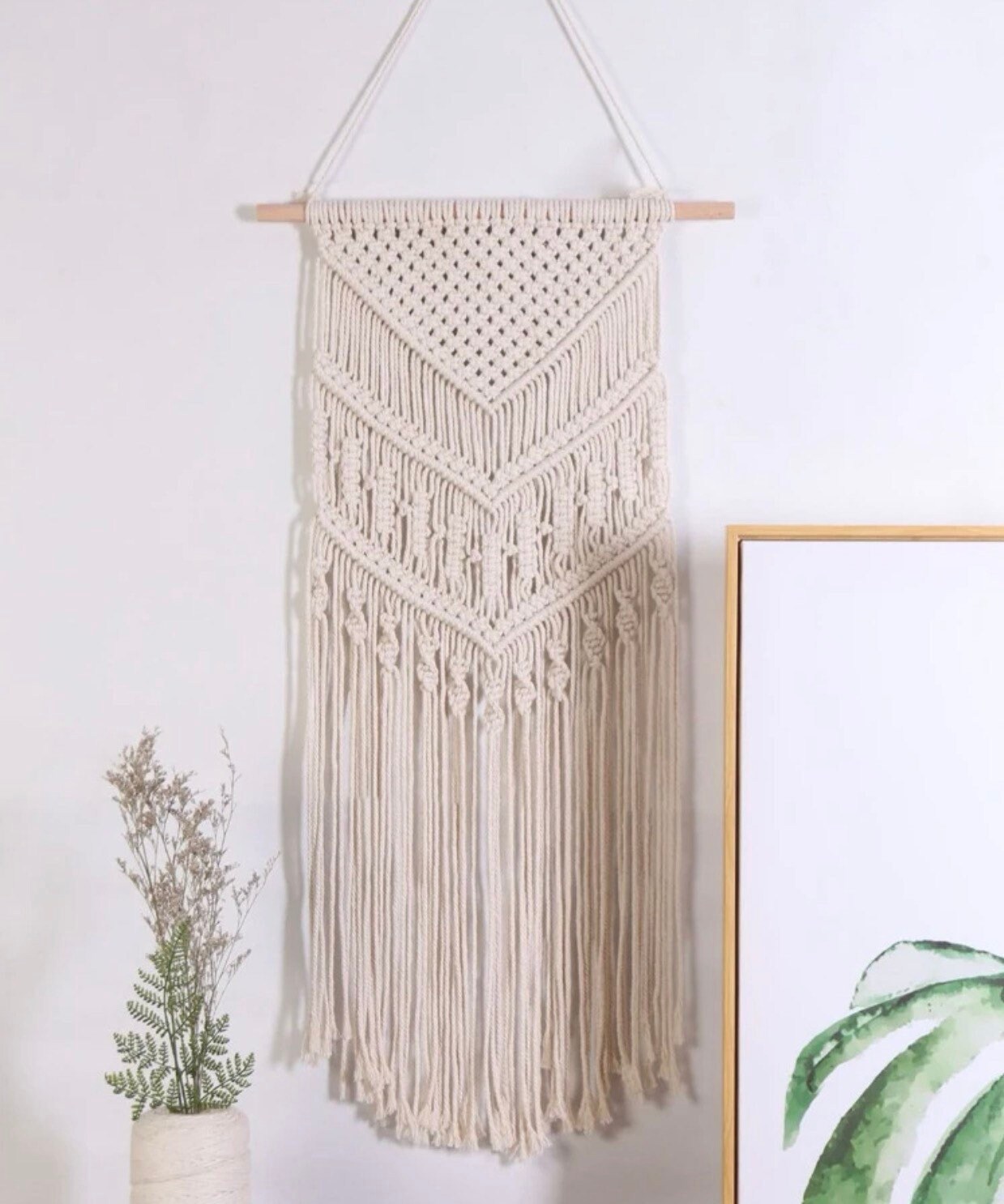 Tenture Murale en Macramé