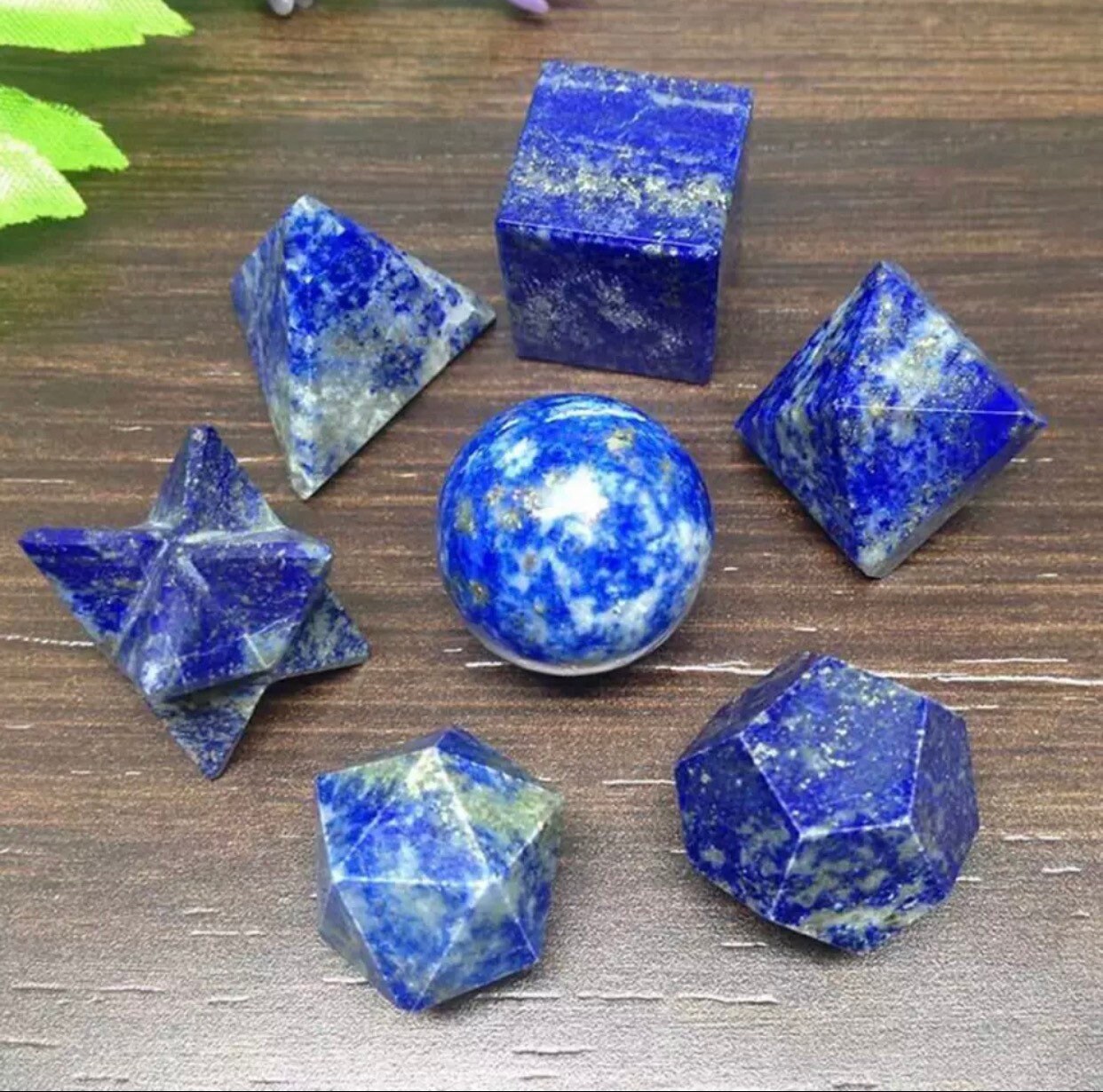7 Pierres Naturelles Lapis-Lazuli