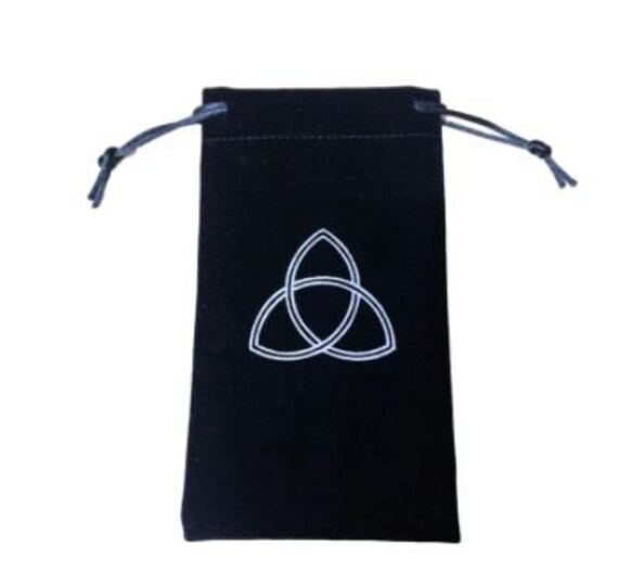 Sac Velours Pour Carte/Bourse Runique