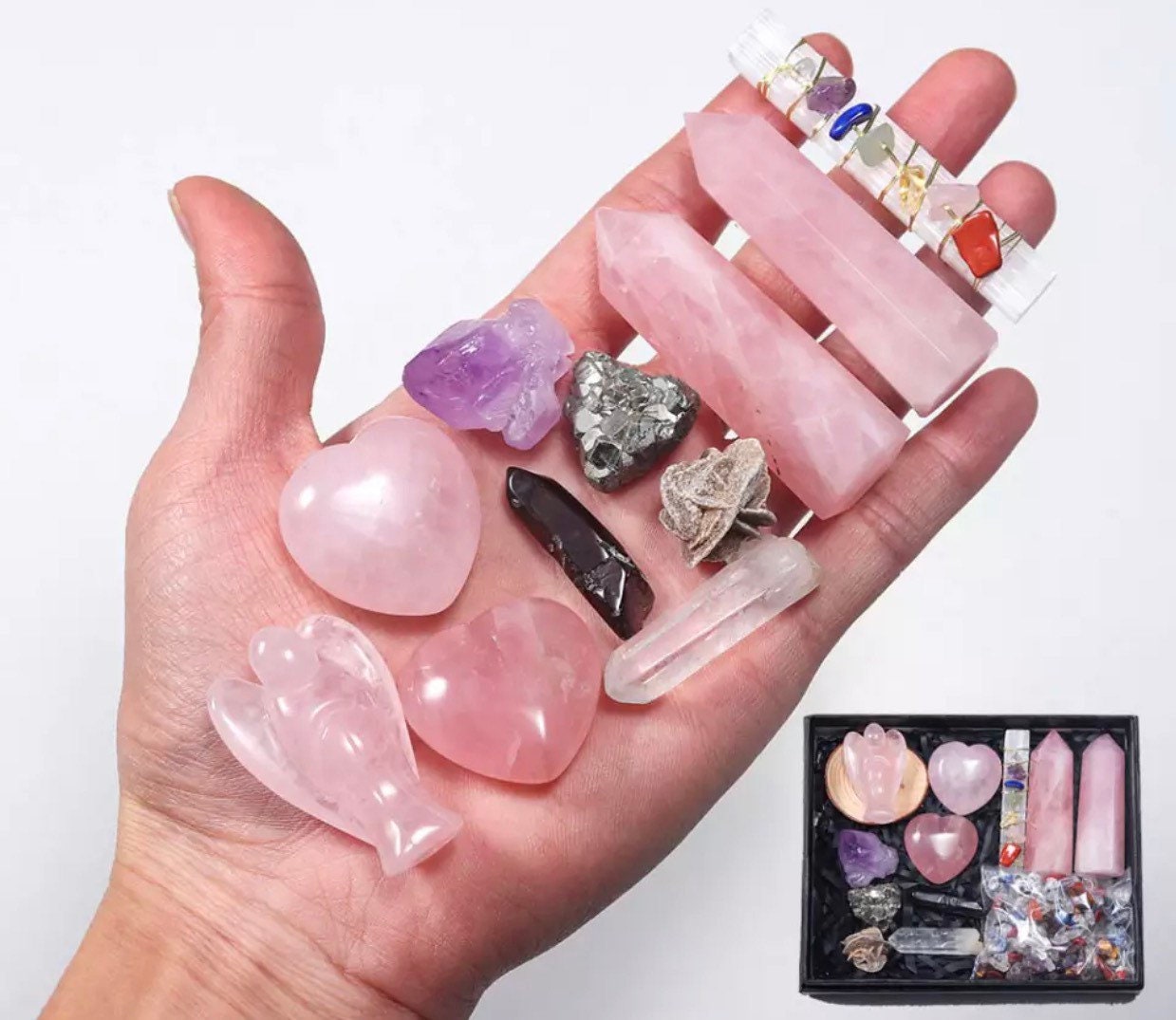 Coffret Quartz Rose