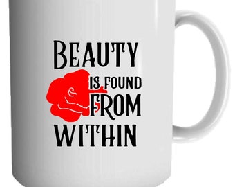 Broadway Inspired 11oz Mug - Printed Broadway Gift - Theater Lover Mug - Custom Mug - Beauty is found within