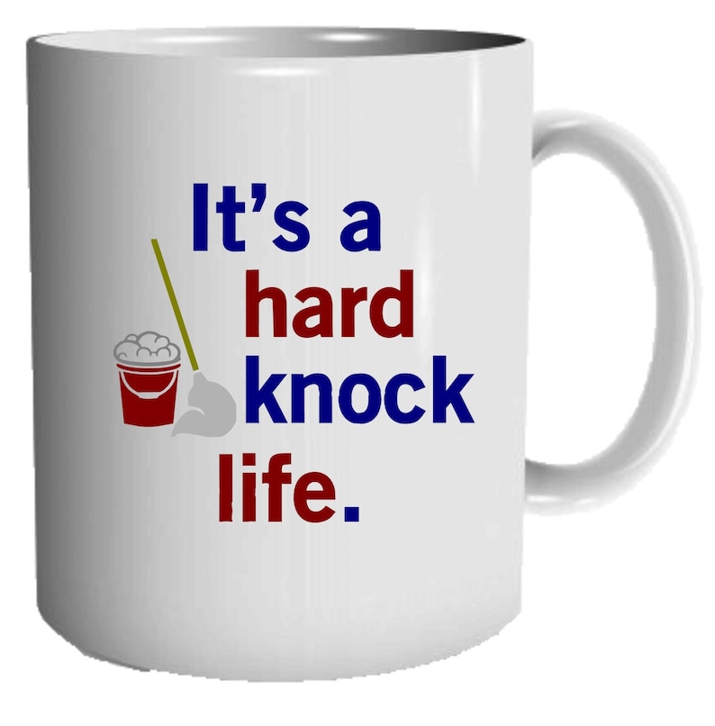 Broadway Inspired 11oz Mug Printed Broadway Gift Theater Lover Mug Custom Mug Hard Knock Life Annie Mug image 1