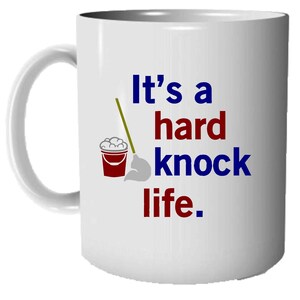 Broadway Inspired 11oz Mug Printed Broadway Gift Theater Lover Mug Custom Mug Hard Knock Life Annie Mug image 2