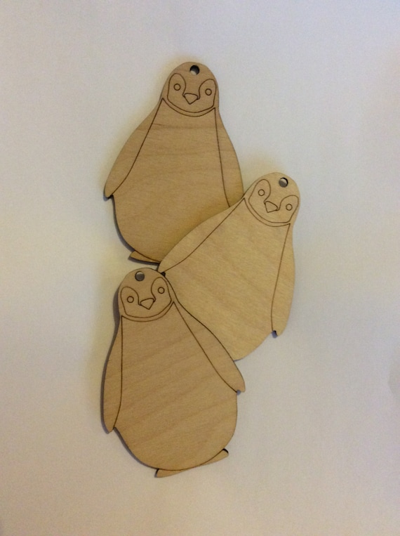 Wooden Penguin Shape/penguin Shapes for Crafts/blank Wooden Shapes/wooden  Animal Shapes/wooden Blanks for Crafts 