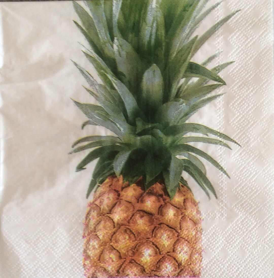 Pineapple Paper Napkins/napkins for Etsy
