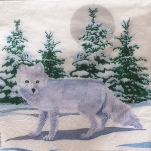 Volpida di carta tovaglioli/tovaglioli/tovaglioli di decoupaggi/Fox Decoupage/Fox Craft Tissue/fox design craft paper / mixed media crafts/decoupage paper