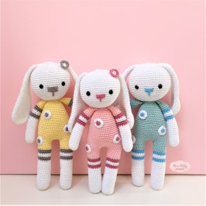 Amigurumi Bunny PDF Crochet Pattern Doll Toy Cute Sweet For Boy or Girl image 1
