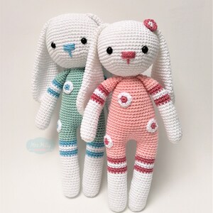 Amigurumi Bunny PDF Crochet Pattern Doll Toy Cute Sweet For Boy or Girl image 3