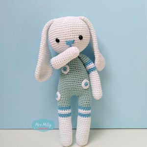 Amigurumi Bunny PDF Crochet Pattern Doll Toy Cute Sweet For Boy or Girl image 4