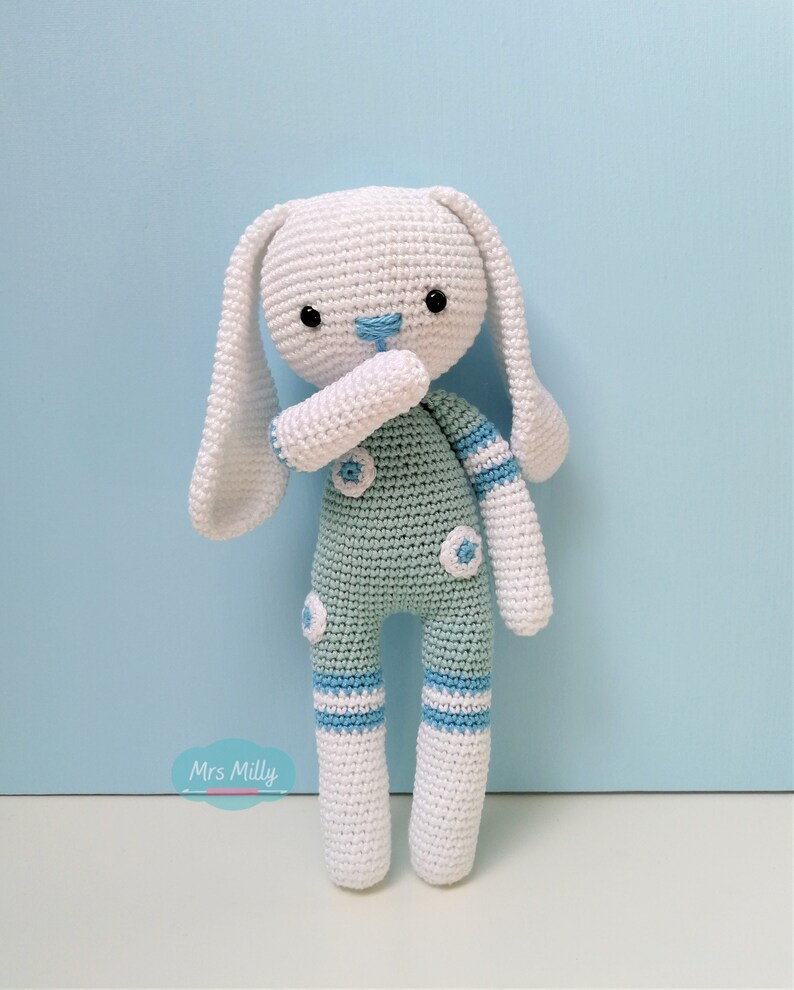 Amigurumi Bunny PDF Crochet Pattern Doll Toy Cute Sweet For Boy or Girl image 4