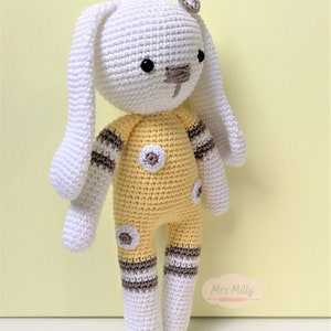 Amigurumi Bunny PDF Crochet Pattern Doll Toy Cute Sweet For Boy or Girl image 7