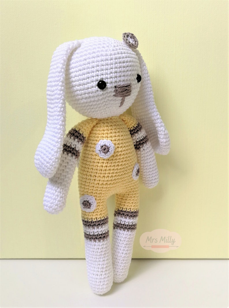 Amigurumi Bunny PDF Crochet Pattern Doll Toy Cute Sweet For Boy or Girl image 7