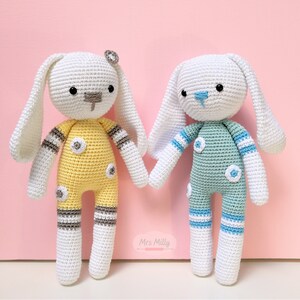 Amigurumi Bunny PDF Crochet Pattern Doll Toy Cute Sweet For Boy or Girl image 9