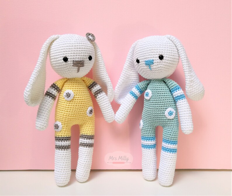 Amigurumi Bunny PDF Crochet Pattern Doll Toy Cute Sweet For Boy or Girl image 9